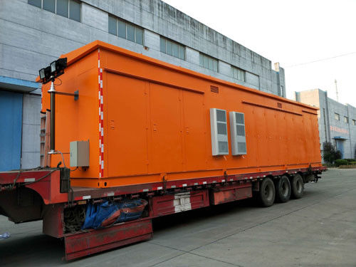 پست برق فشار قوی 132 KV 145 KV پست 50 ترانسفورماتور متحرک Mobile MVA